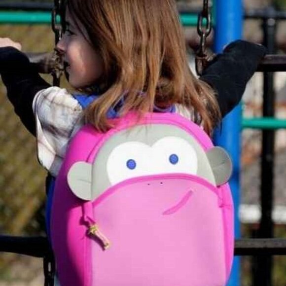 Dabba Walla  Childrens Backpack, Monkey, sustainable foam, washable - Picture 1 of 4